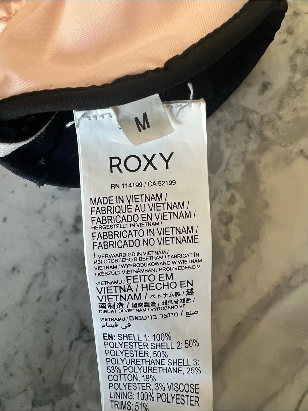 Roxy Kids Light Pink Ski Gloves with Black Trim